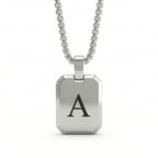 Initial Necklace "Tag"