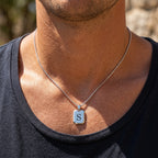 Initial Necklace "Tag"