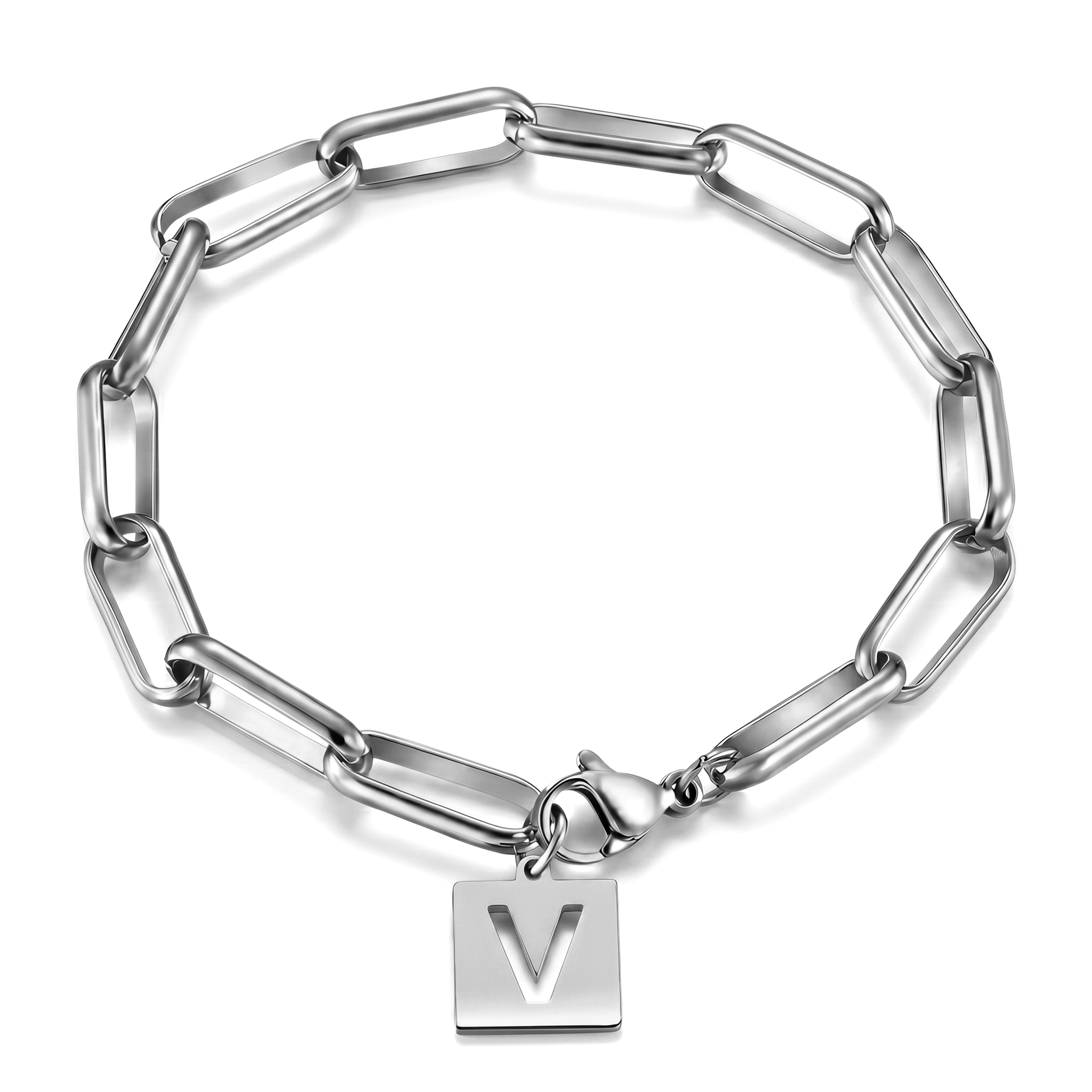 Initial Bracelet "Crest"