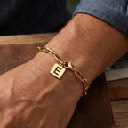 Initial Bracelet "Crest"