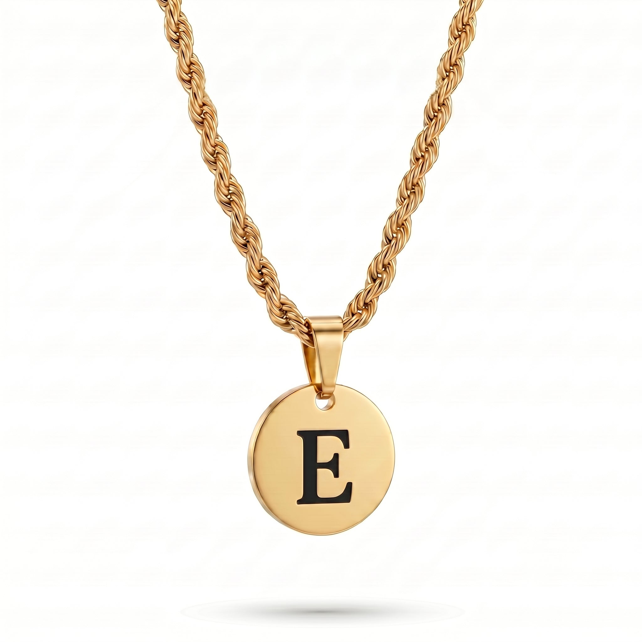 Initial Necklace "Medallion"