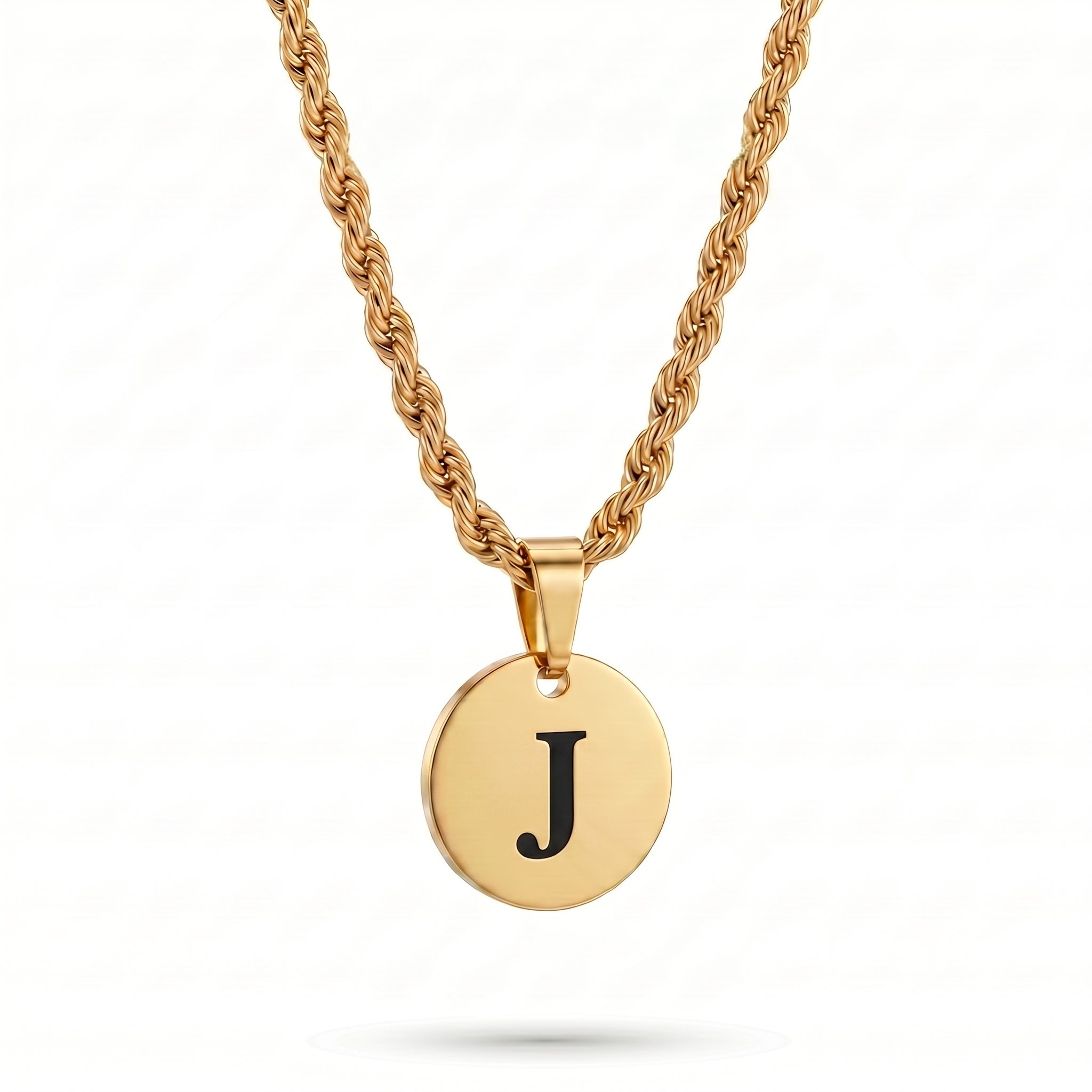 Initial Necklace "Medallion"