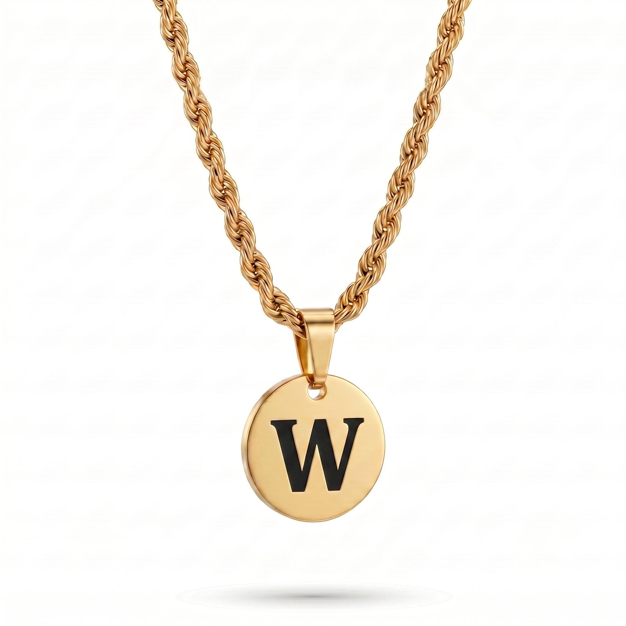 Initial Necklace "Medallion"