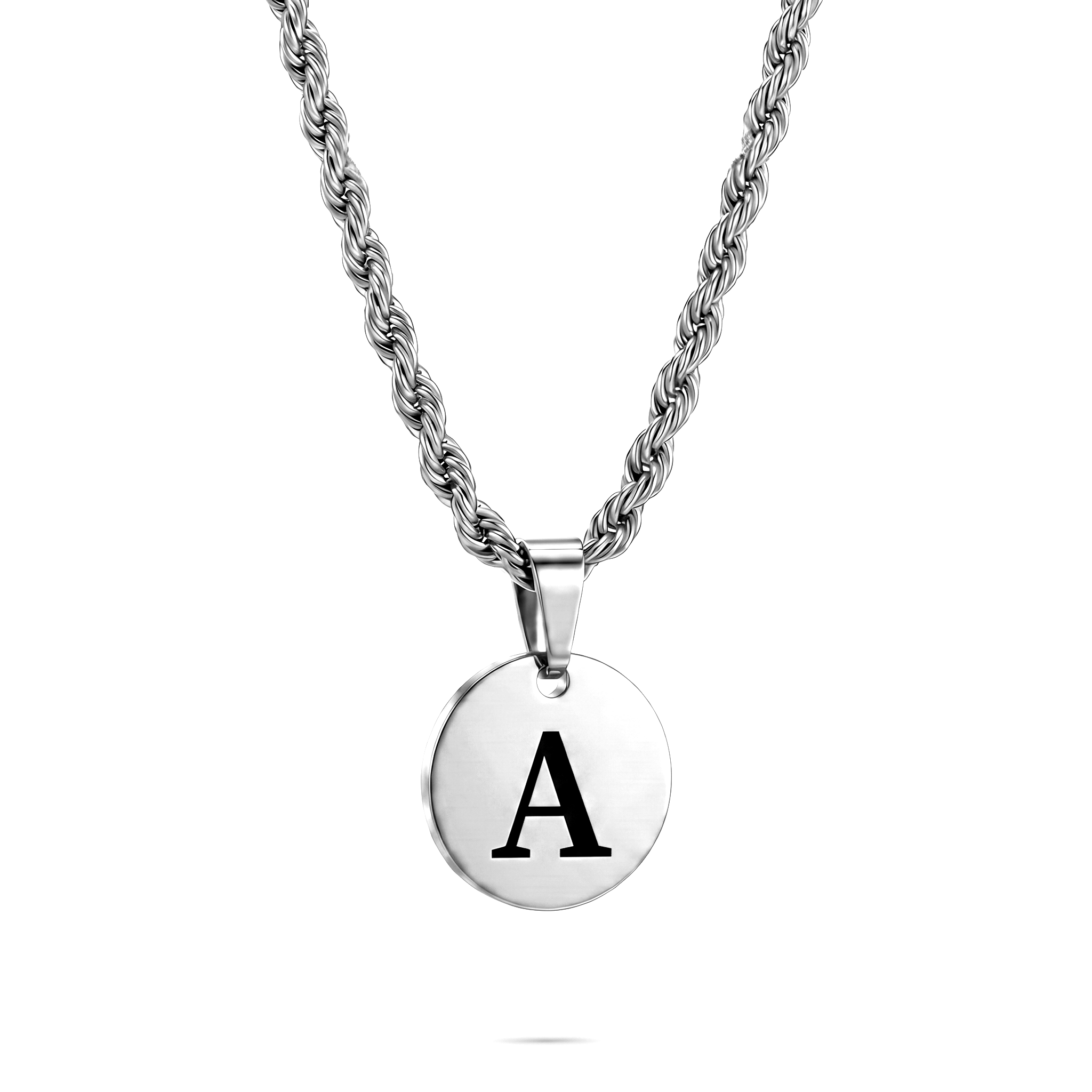 Initial Necklace "Medallion"