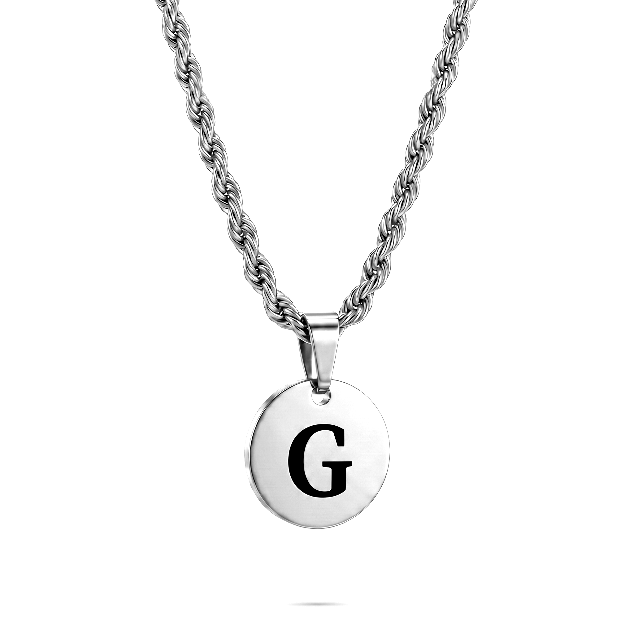 Initial Necklace "Medallion"