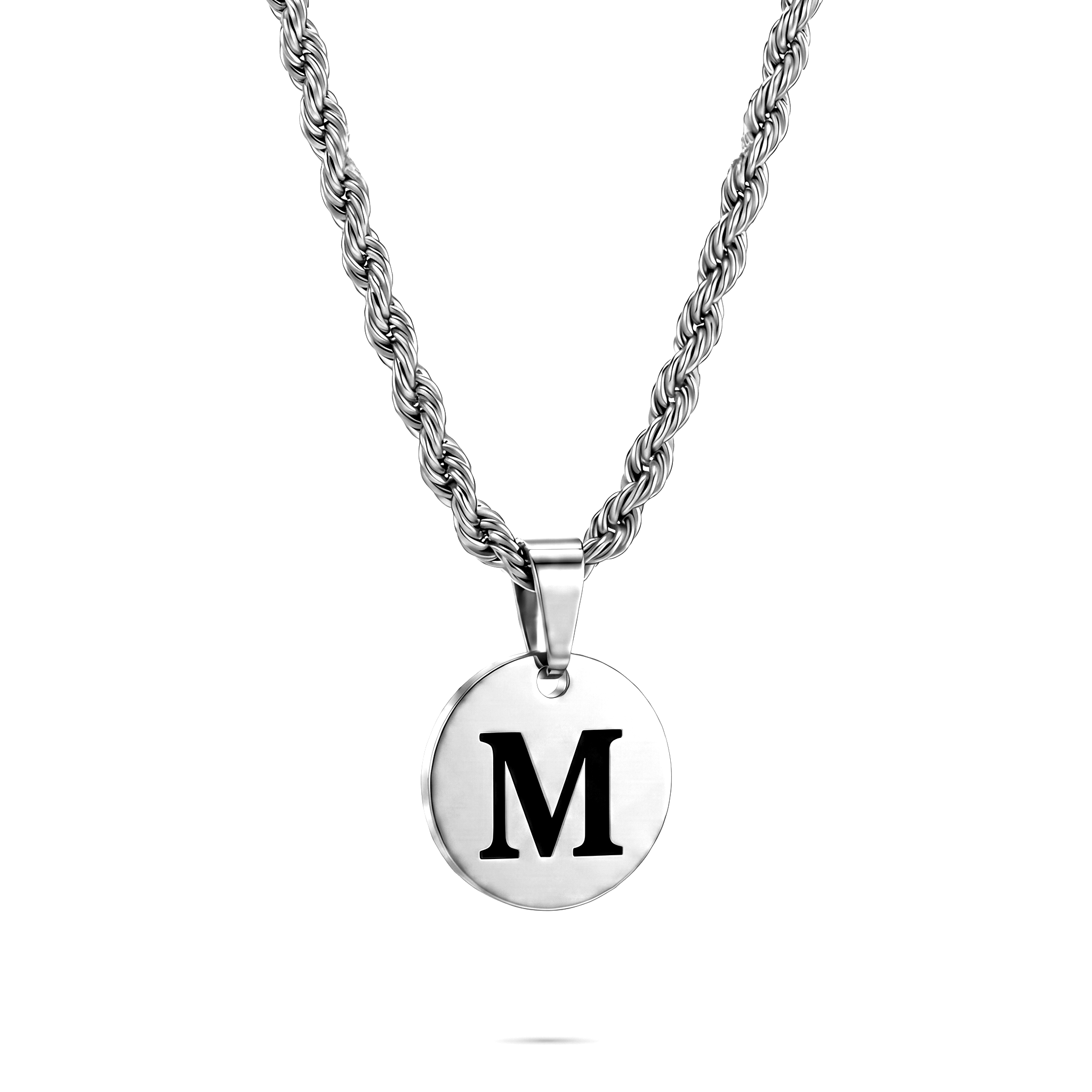 Initial Necklace "Medallion"