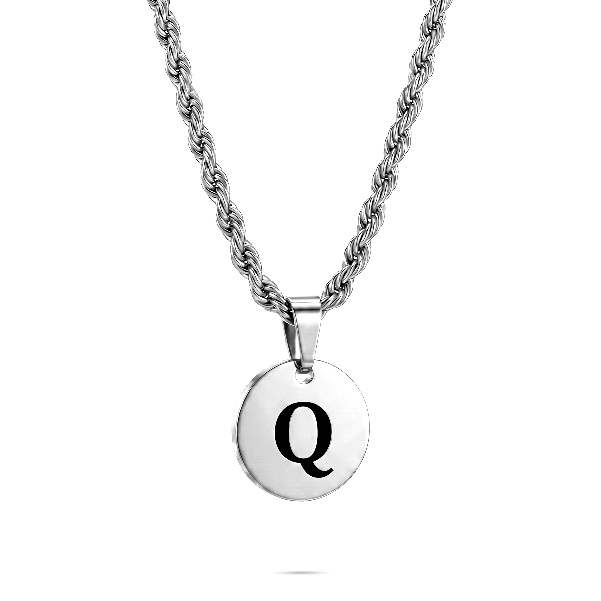 Initial Necklace "Medallion"