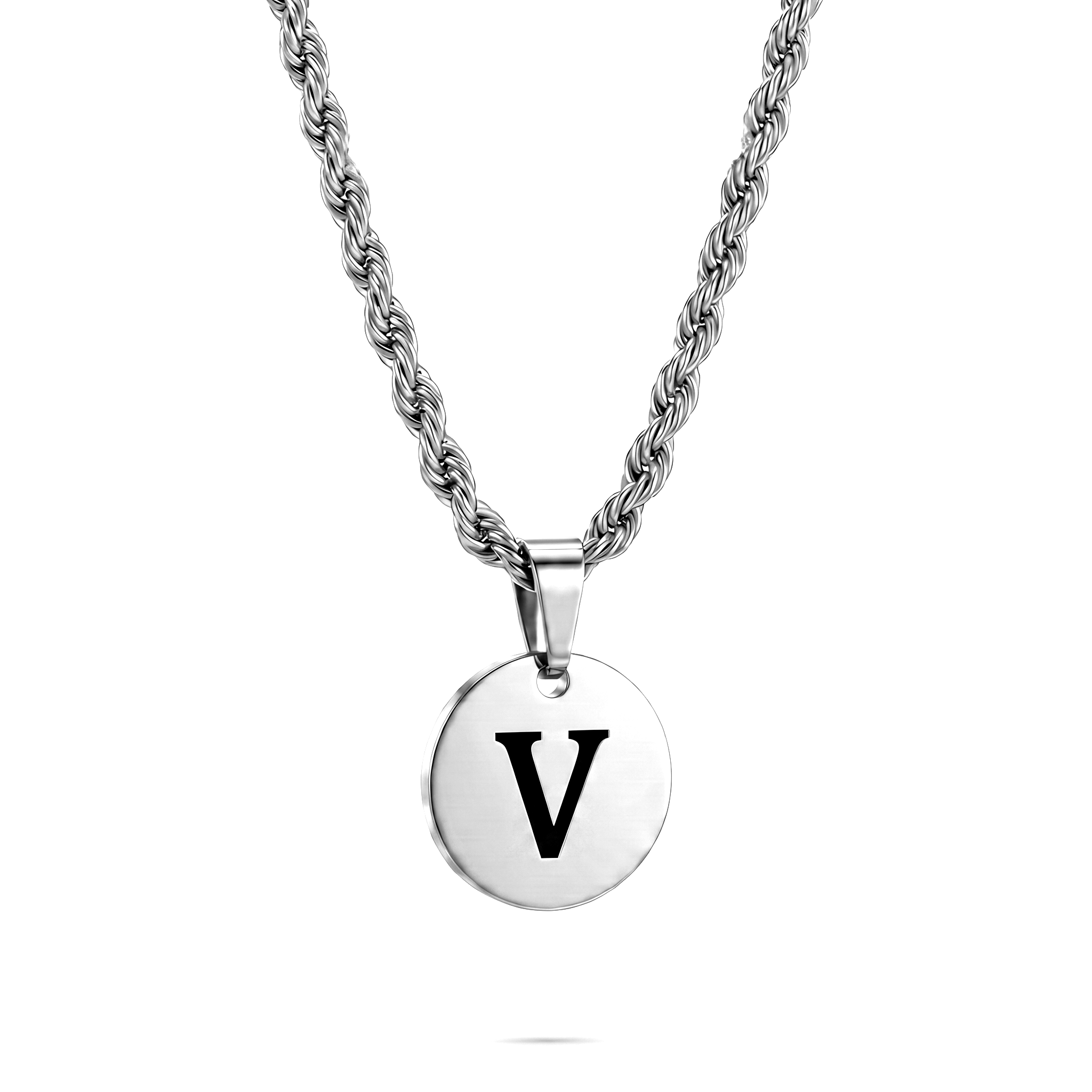 Initial Necklace "Medallion"